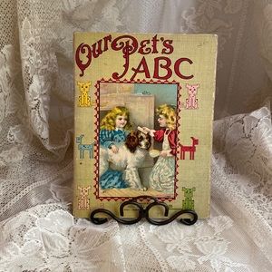 Vintage book,OUR PETS ABC